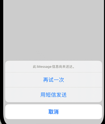 天安乡apple维修iPhone上无法正常发送iMessage信息