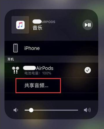 天安乡苹果14音频维修点分享iPhone14音频共享设置方法 